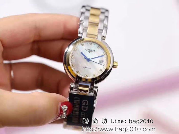 LONGINES浪琴 熱銷爆款 心月系列 女士機械腕表 WSS1292